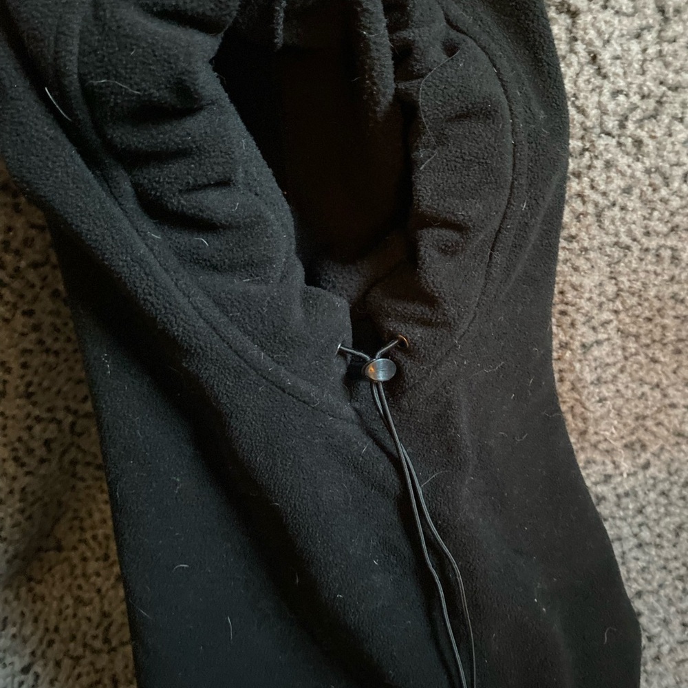 Black Drawstring Hoodie